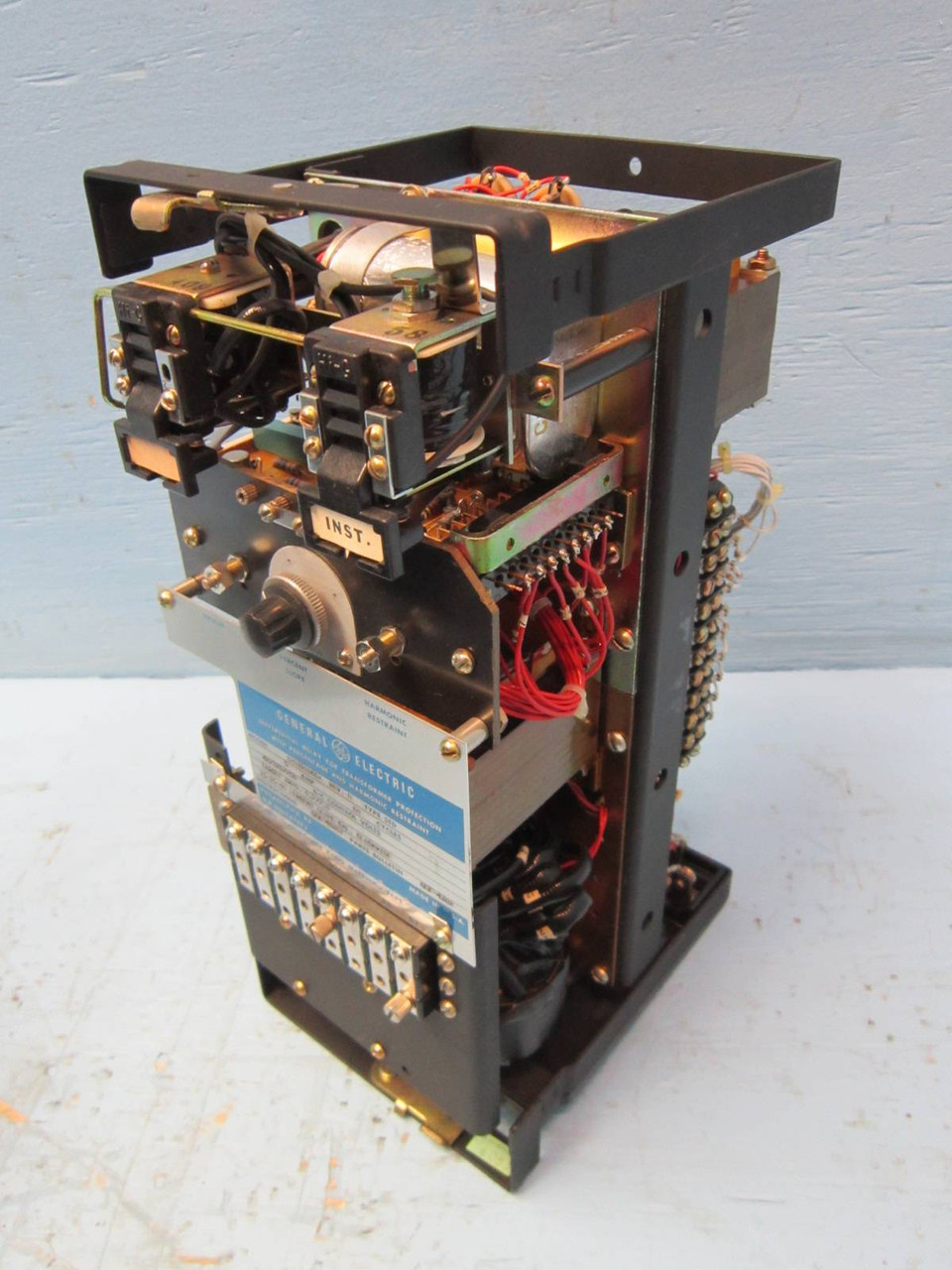 GE 12STD15C5A Rev B Differential Relay Transformer Protection Relay Type STD 5A (NP0988-6)