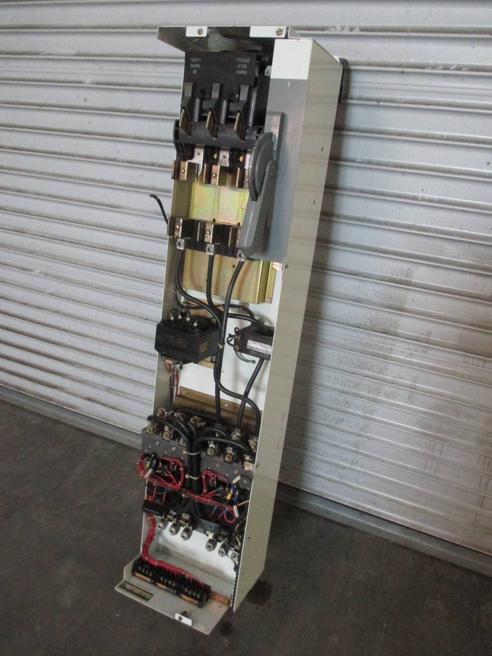 Allen Bradley 2100 Size 4 Two-Speed Reversing Starter 60" Fusible MCC Bucket AB (TK1386-2)