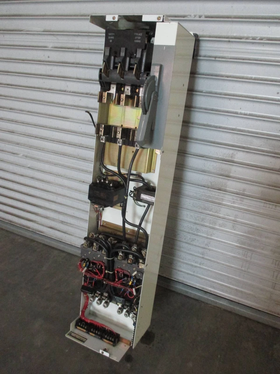 Allen Bradley 2100 Size 4 Two-Speed Reversing Starter 60" Fusible MCC Bucket AB (TK1386-2)