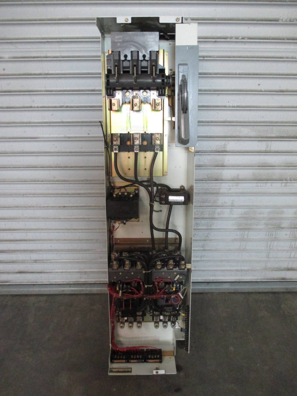 Allen Bradley 2100 Size 4 Two-Speed Reversing Starter 60" Fusible MCC Bucket AB (TK1386-2)