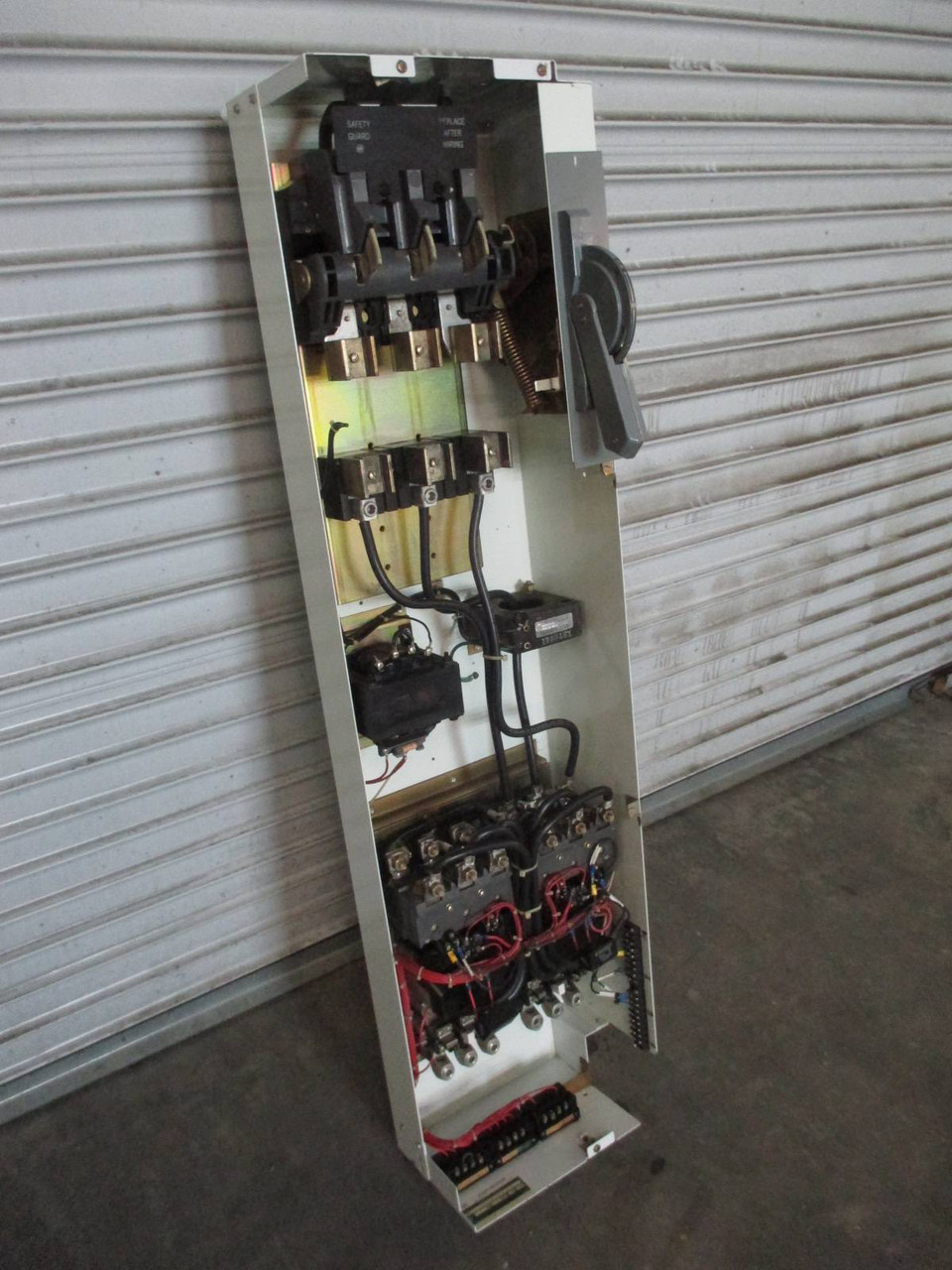 Allen Bradley 2100 Size 4 Two-Speed Reversing Starter 60" Fusible MCC Bucket AB (TK1386-2)