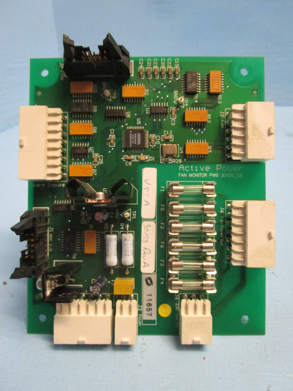 Active Power Fan Monitor Card 30159_03 Board 30158 PWB 11657 PLC 3015903 (NP1039-12)
