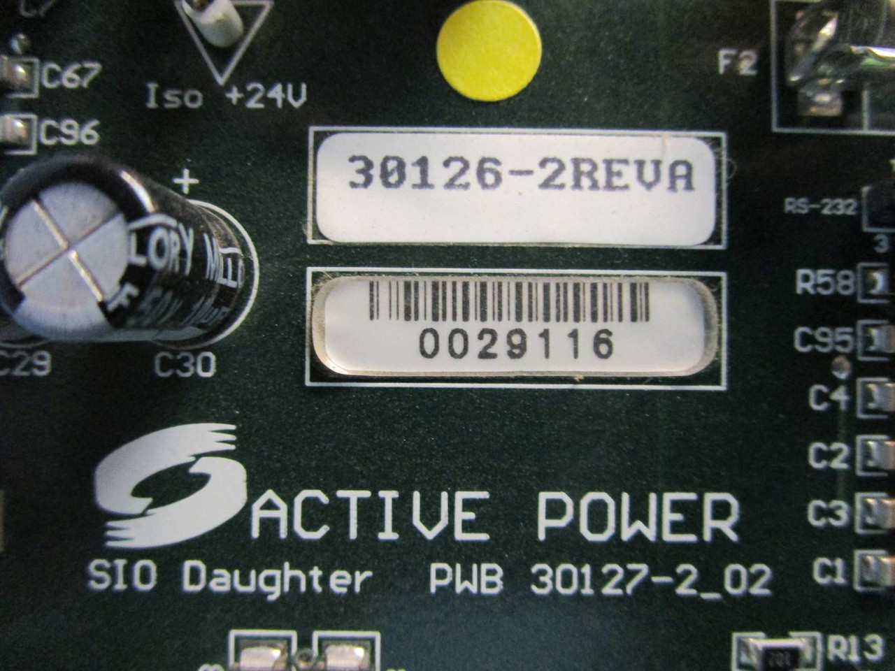 Active Power System I/O 30115-03 w SIO Daughter PWB 30127-2_02 PCB 30126-2 30114 (NP1040-5)
