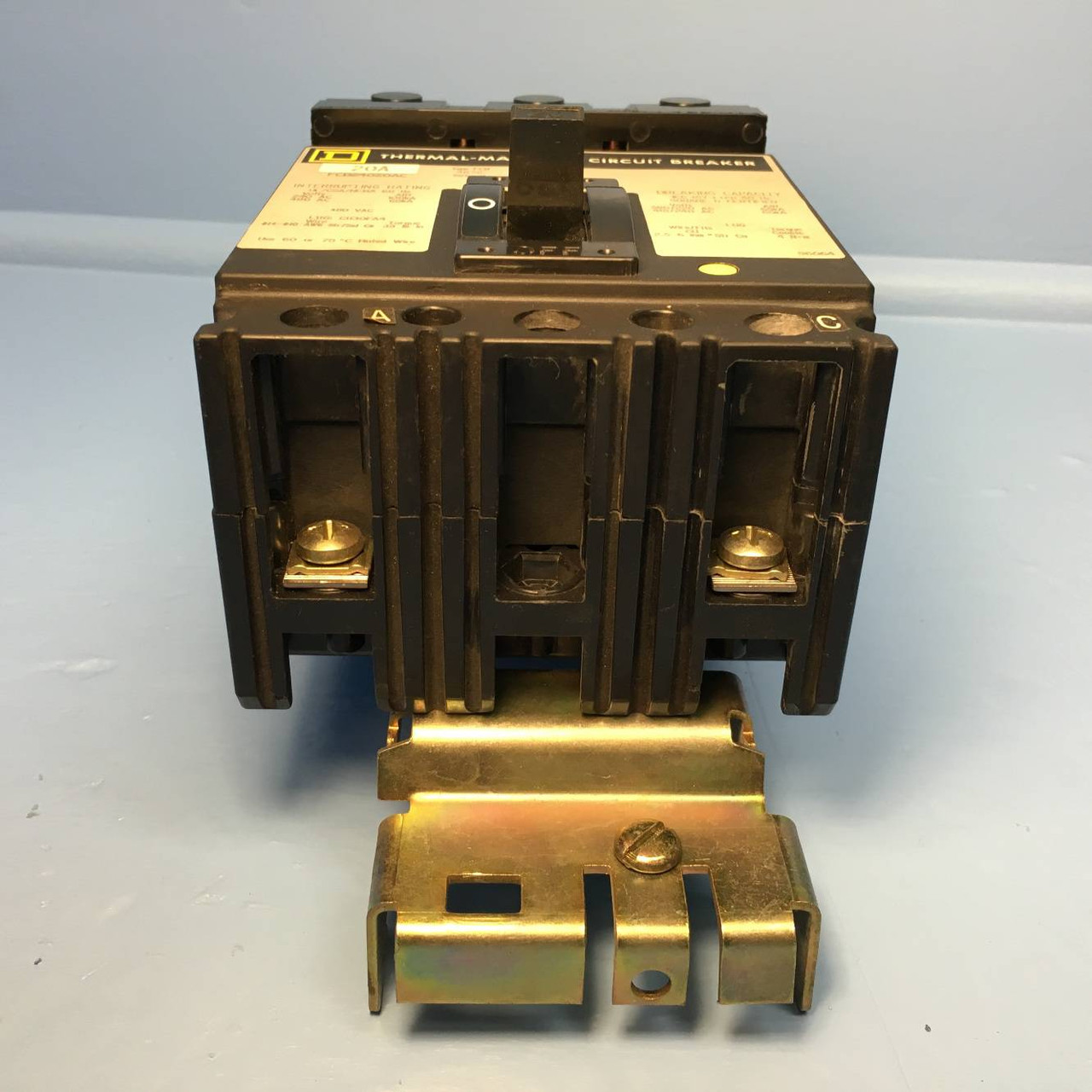 Square D I-Line FCB24020AC 20A Circuit Breaker 2 Pole 480 VAC Type FCB 20 Amp (EM1212-4)