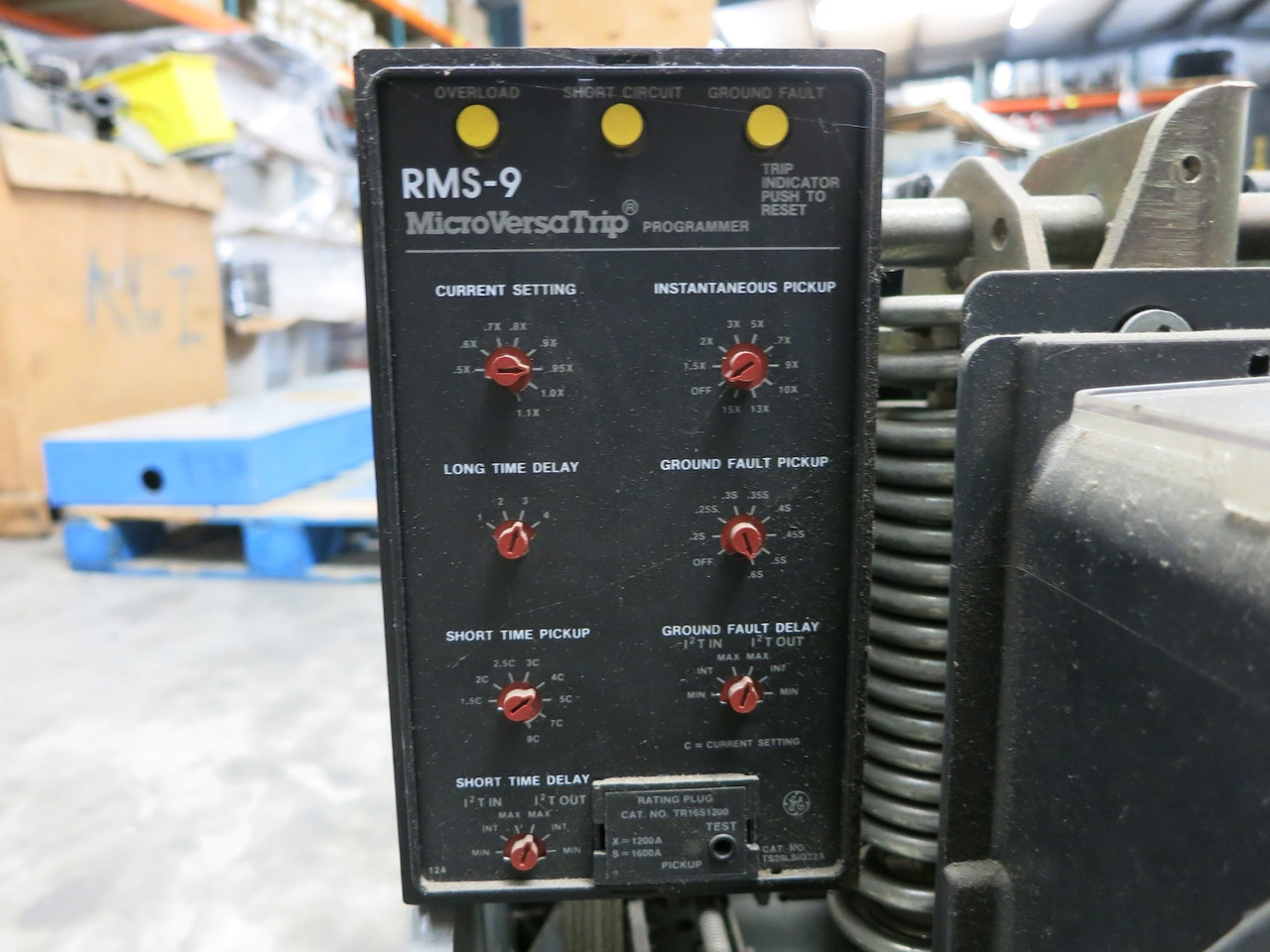 GE AKR-7D-50 1600A Air Breaker TS20LSIGT2X RMS-9 Trip 1200A RP LSIG 1600/1200 MO (PM1754-11)