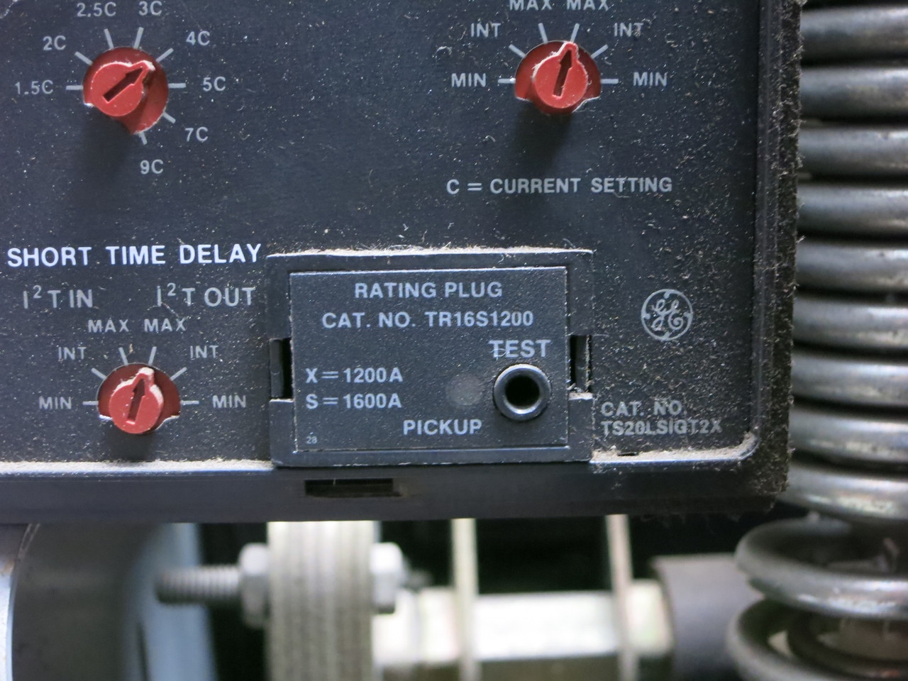 GE AKR-7D-50 1600A Air Breaker TS20LSIGT2X RMS-9 Trip 1200A RP LSIG 1600/1200 MO (PM1754-11)