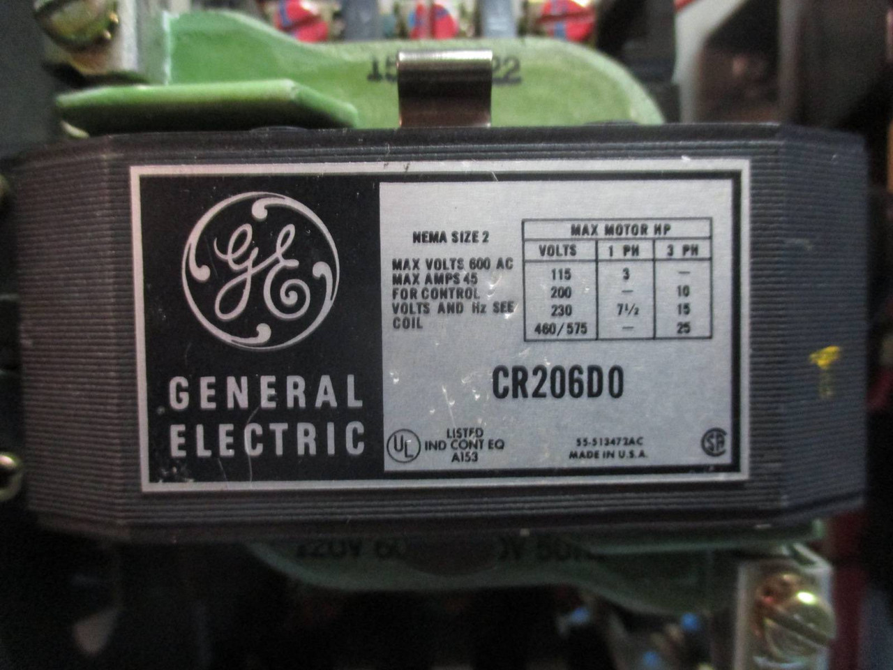 General Electric GE 7700 Size 2 Starter 18" 60 Amp Fusible Type MCC Bucket MCCB (TK1449-13)