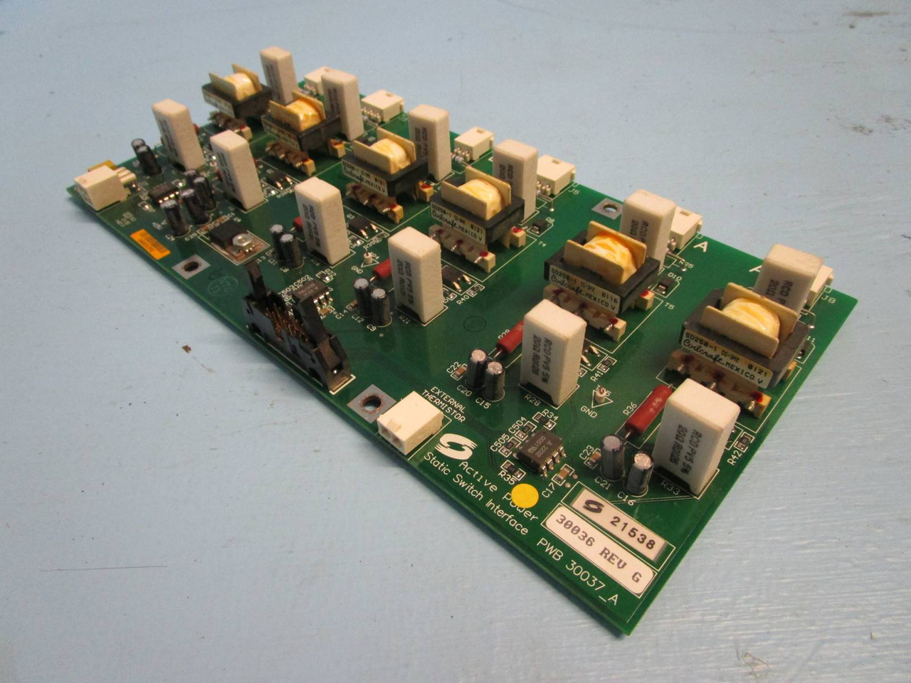 Active Power Static Switch Interface 30037_A 30036 ActivePower PCB Control Board (NP0833-5)