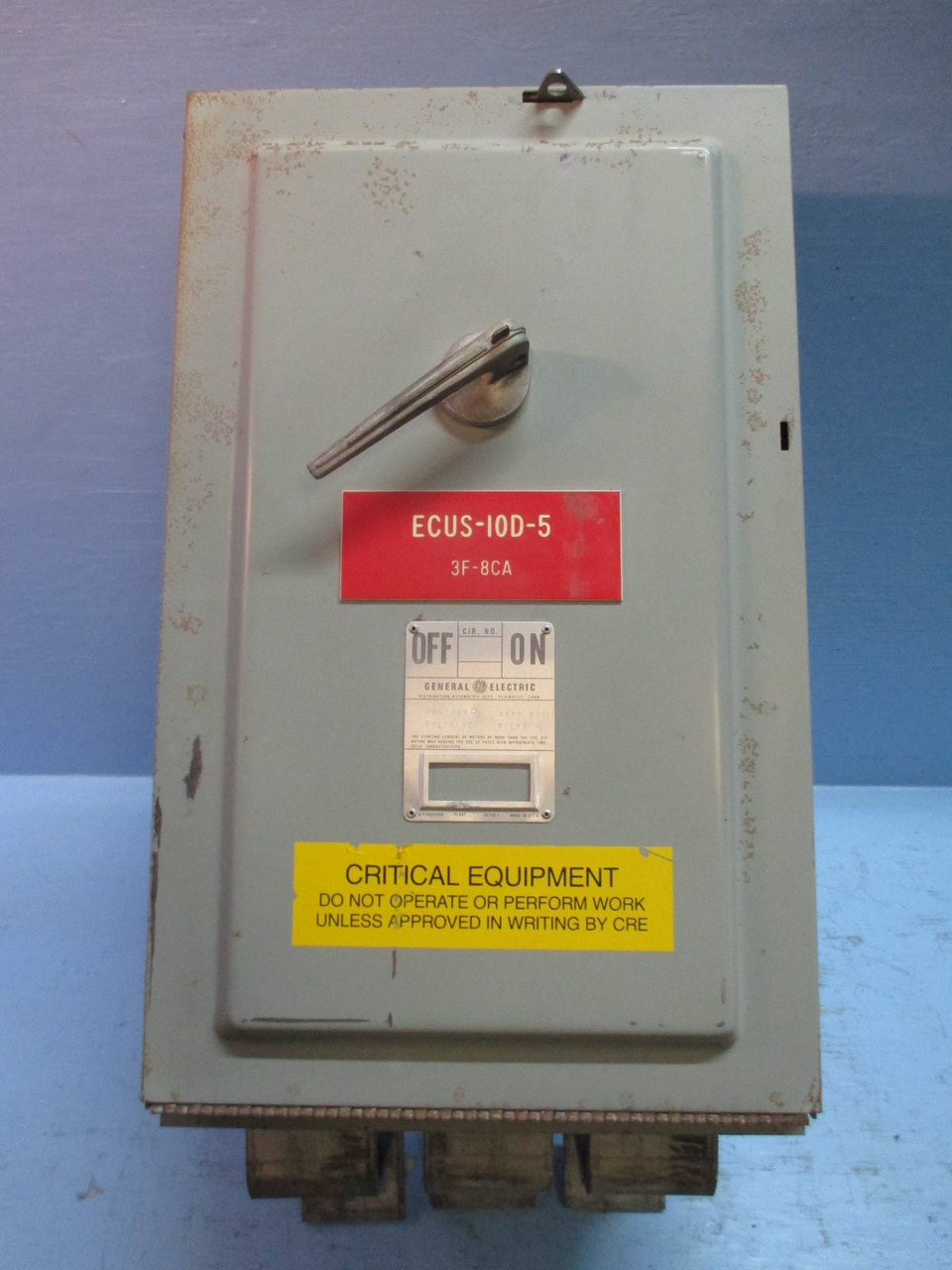 GE QMR324R w Hardware 200 Amp 240V QMR Fusible Panelboard THFP324R 200A VERTICAL (TK1480-2)