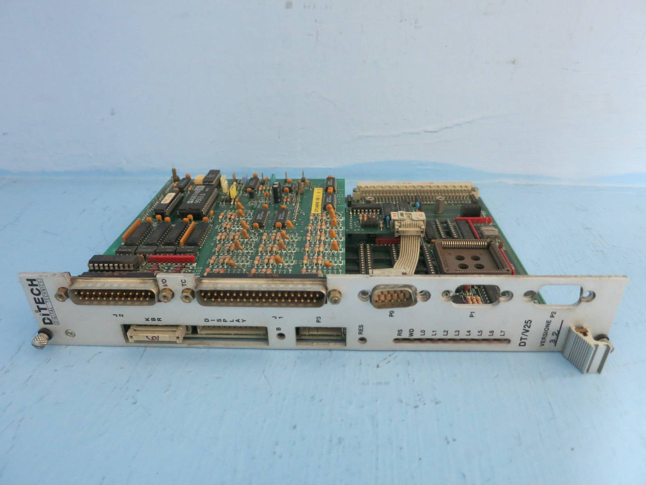 Ditech DT / V25 Versione 3.2 PLC Board DT/V25B DT/AN16 Digital Technics PC (EBI1185-4)