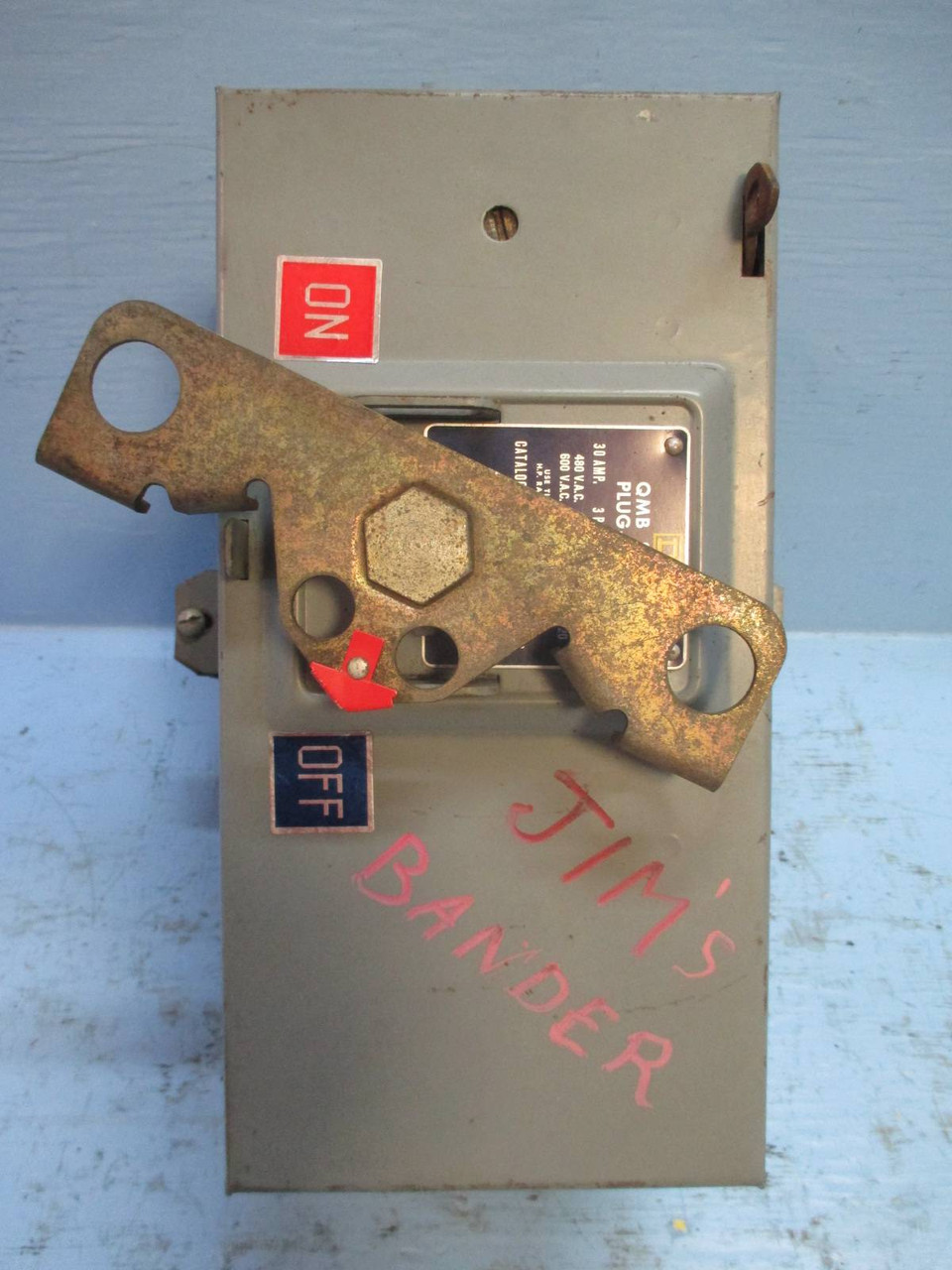 Square D SD-3603 QMB Saflex Plug-In Unit 30 Amp 600V 3P 3W Fusible Bus Plug 30A (TK1486-63)