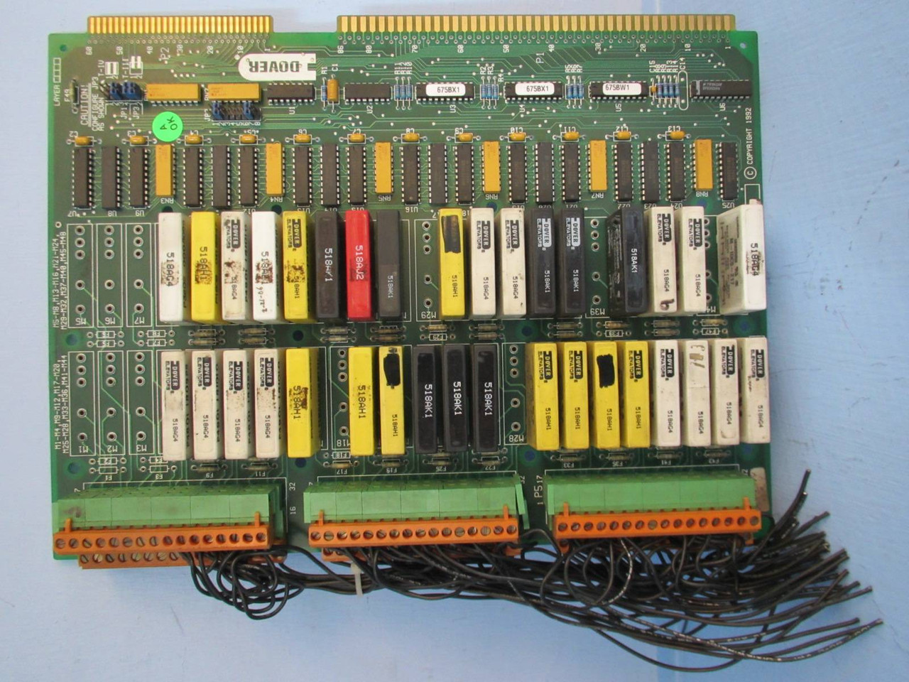 Dover/ThyssenKrupp 6300CN5 L - 630BX35 w 35 Modules PLC Elevator Control Thyssen (PM1805-2)