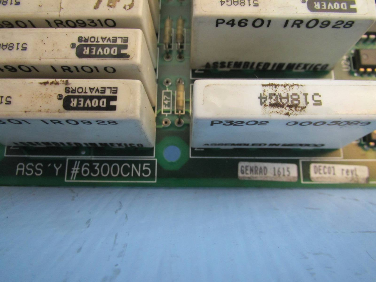 Dover/ThyssenKrupp 6300CN5 L - 630BX35 w 35 Modules PLC Elevator Control Thyssen (PM1805-2)