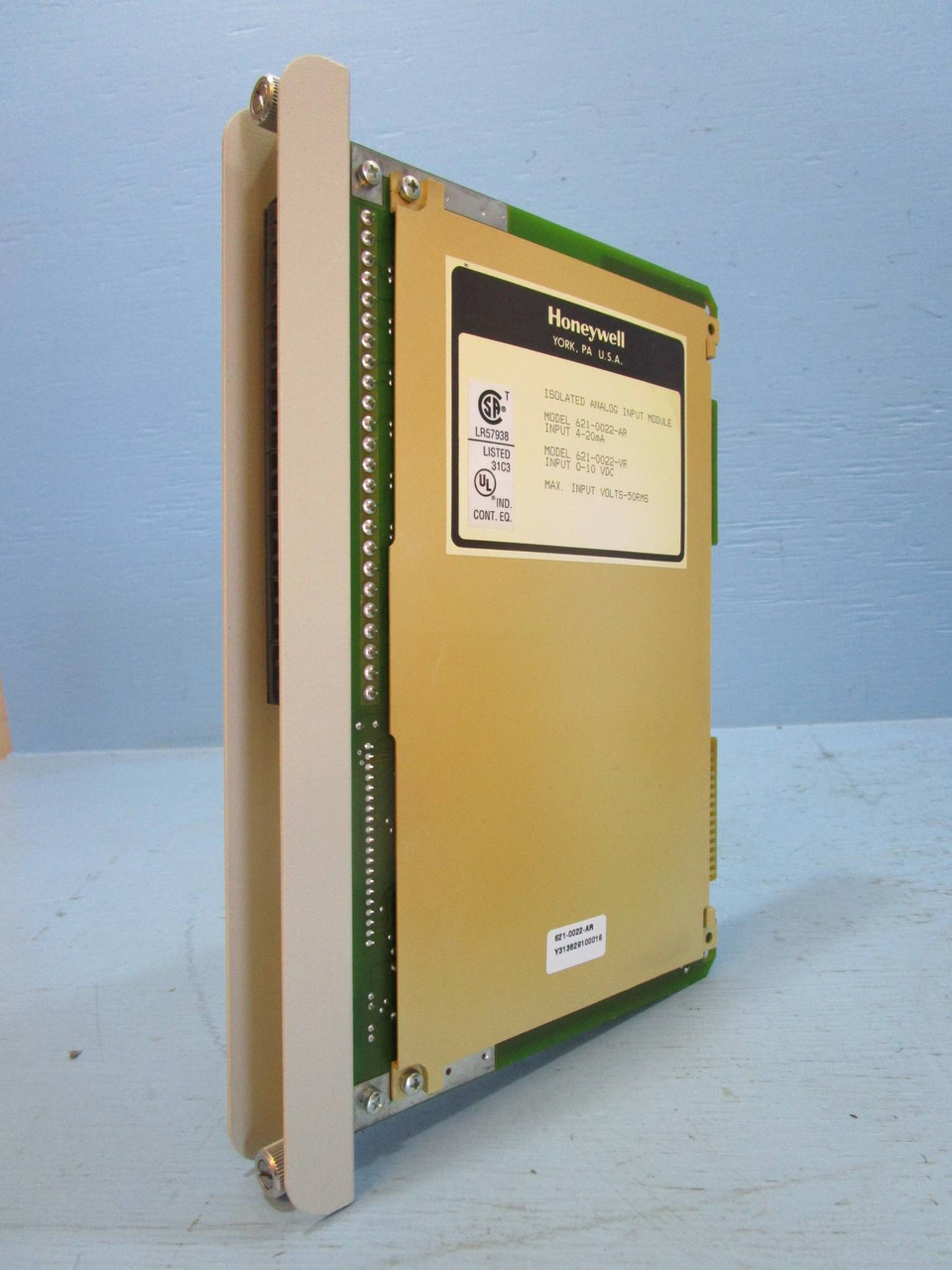 Honeywell 621-0022AR Isolated Analog Input Module PLC 621-0022-AR 621-0022-VR (NP1083-35)