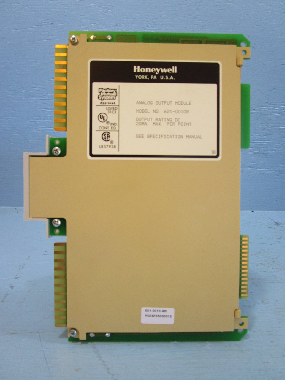 Honeywell 621-0010R Analog Output Module PLC 6210010R Out 6210010 RC 621-0010 (NP1080-6)