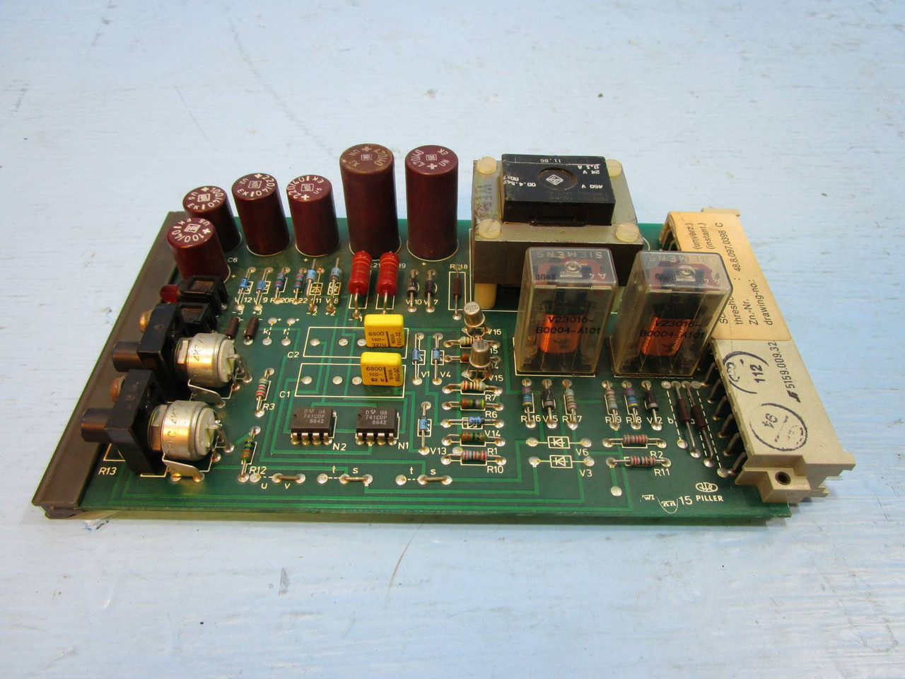 Mannesmann Rexroth 48.2.196.0322C PLC 2 x Schwellwertschalter 48.8.097.0398 C (NP1106-1)