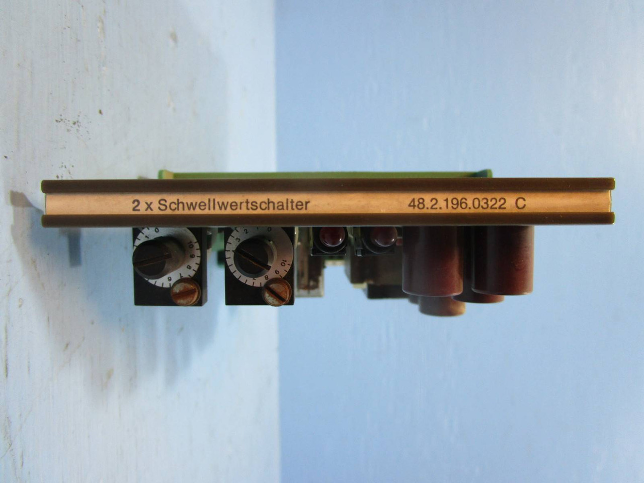 Mannesmann Rexroth 48.2.196.0322C PLC 2 x Schwellwertschalter 48.8.097.0398 C (NP1106-1)