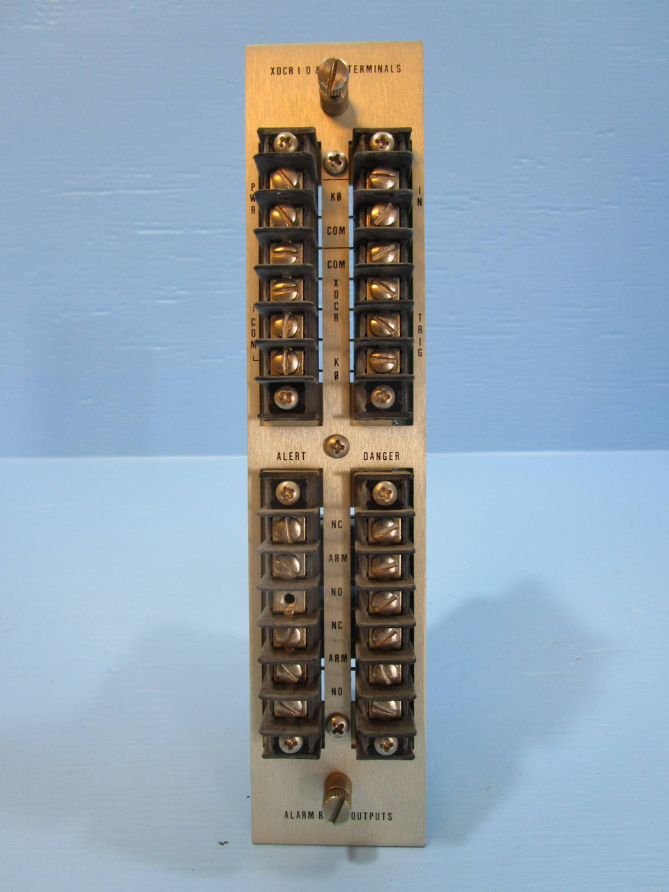 Bently Nevada XDCR I/O & Record Terminals 89285-01 Alarm Relay Outputs 79748-01 (NP1118-1)