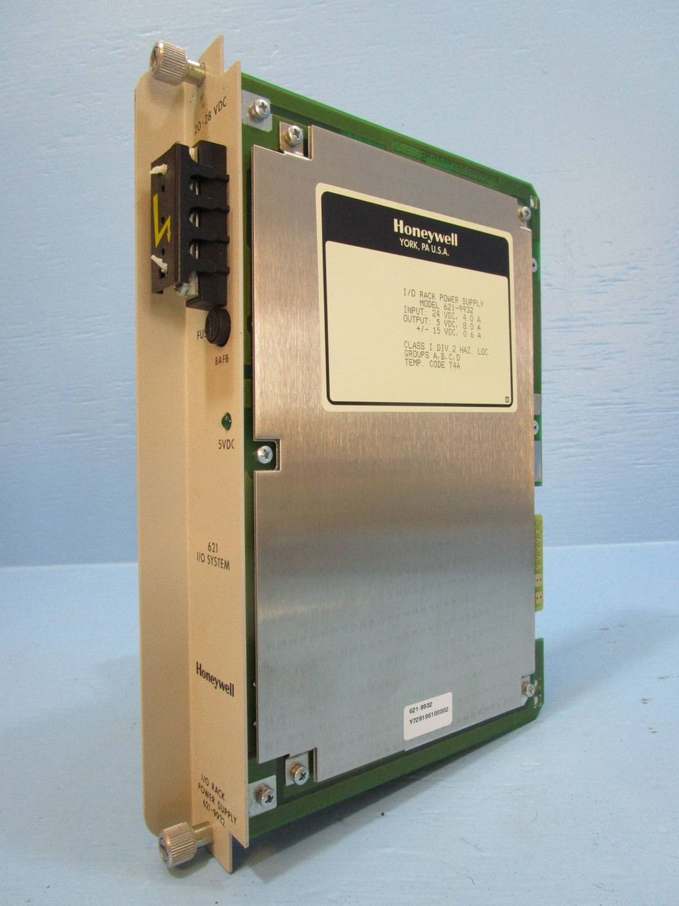 Honeywell 621-9932 I/O Rack Power Supply Module PLC 6219932 PS (NP1145-1)