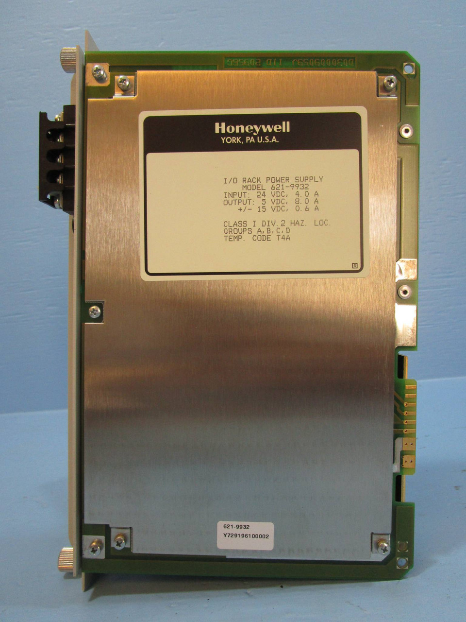 Honeywell 621-9932 I/O Rack Power Supply Module PLC 6219932 PS (NP1145-1)