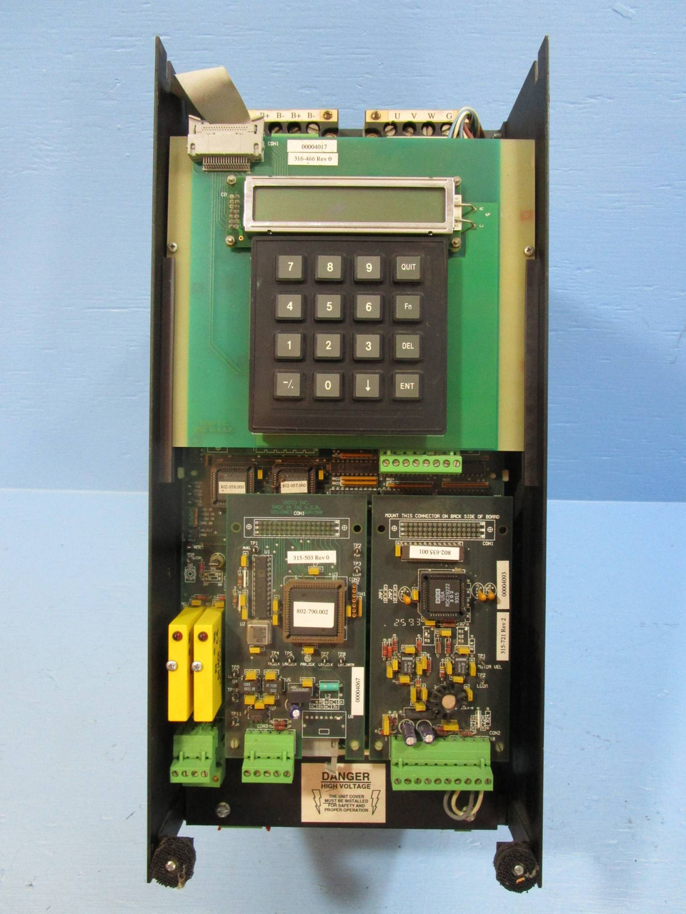 Unico 2400 40 HP Performance Vector Drive DC Inverter Charging Unit 40HP 316-466 (NP1152-3)