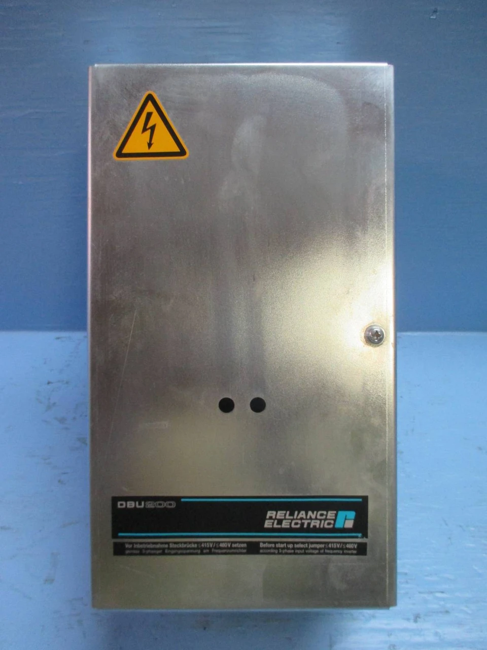 Reliance Electric DBU200 Dynamic Brake 837'02-20 B 460V 200 Amp 750/680V DC (TK1529-1)