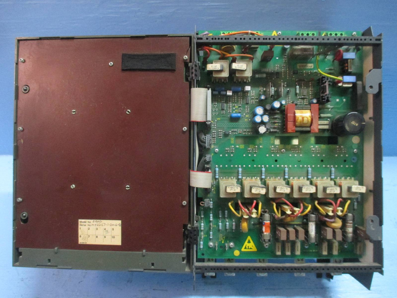 Eurotherm SSD 591-0660 590 3 Phase Converter Drive 20 HP 10 Amp DC 500 Vac 20HP (TK1537-1)