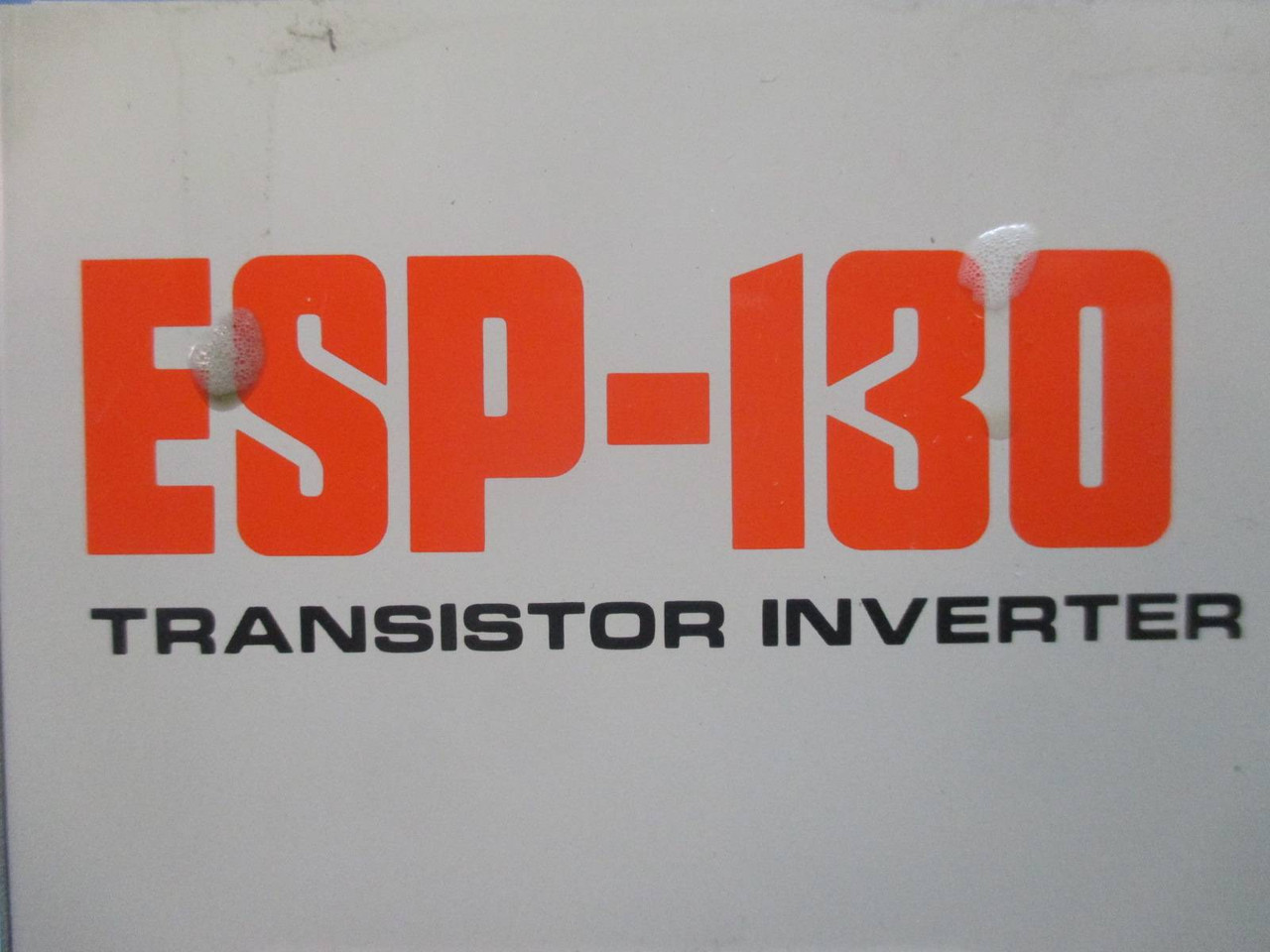 Toshiba ESP-130 VT130G1-4025B0E Transistor Inverter Drive 2 HP 3.5 Amp 460V 3Ph (TK1544-5)
