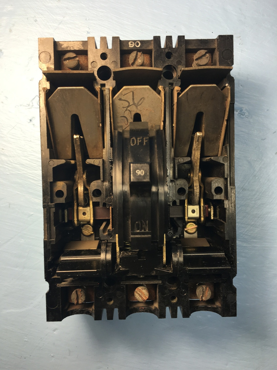 Westinghouse FB3090L 90A Circuit Breaker FB 600V Cutler Hammer 4992D46G43 90 Amp (EM1359-1)