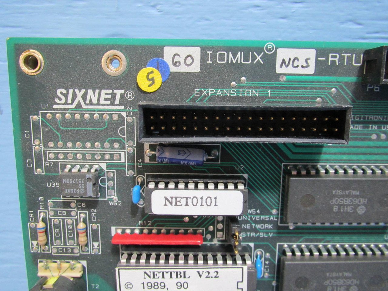 Sixnet 60 IOMUX NCS-RTU PLC 60-D32 60-IOMUXD V5.5D CB376J Digitronics Six Net (PM1851-50)