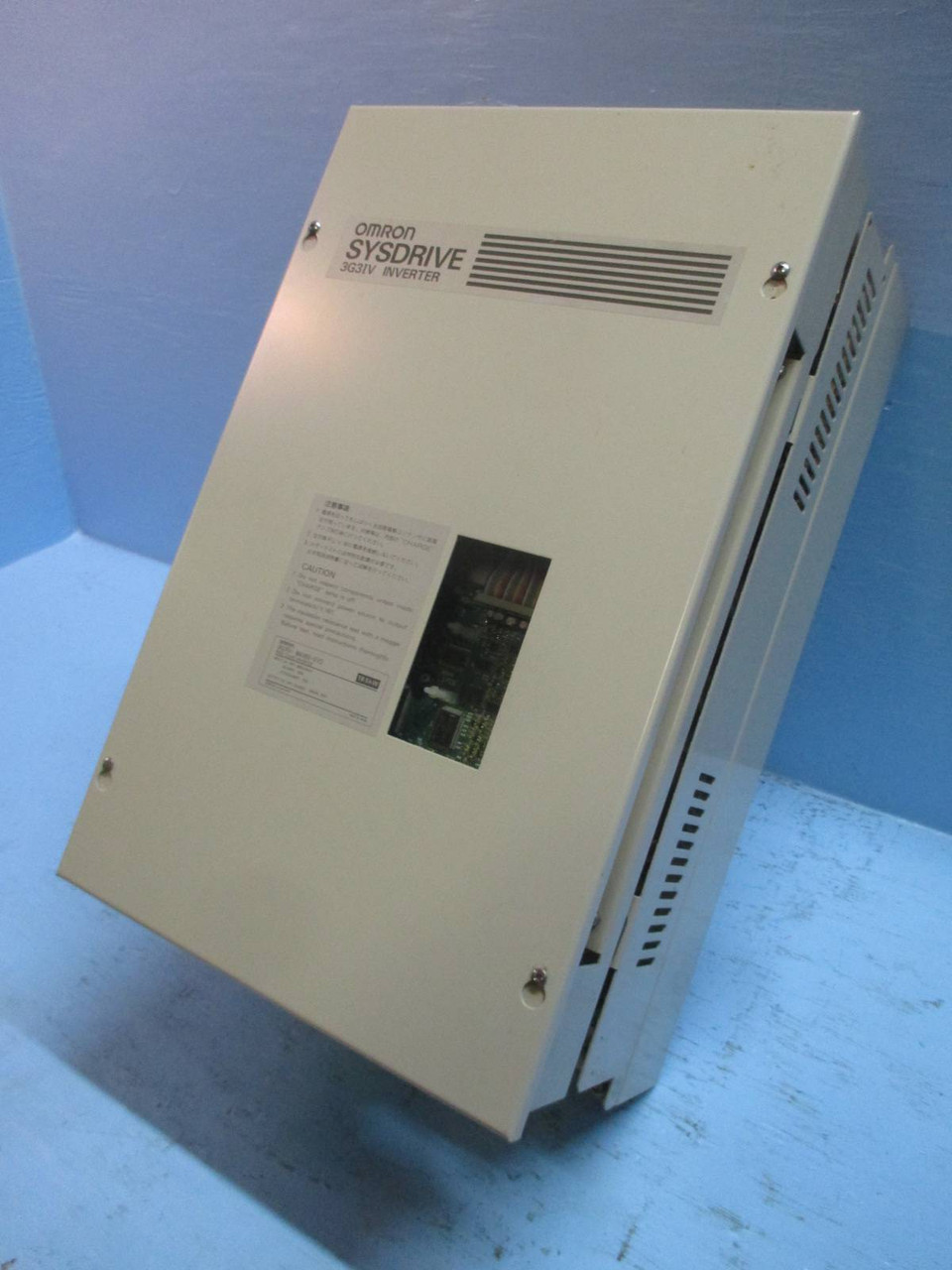 Omron Sysdrive 400V Class AC Inverter Drive 3G3IV-B4185-EV2 25 HP 18.5kW 34kVA (TK1581-1)