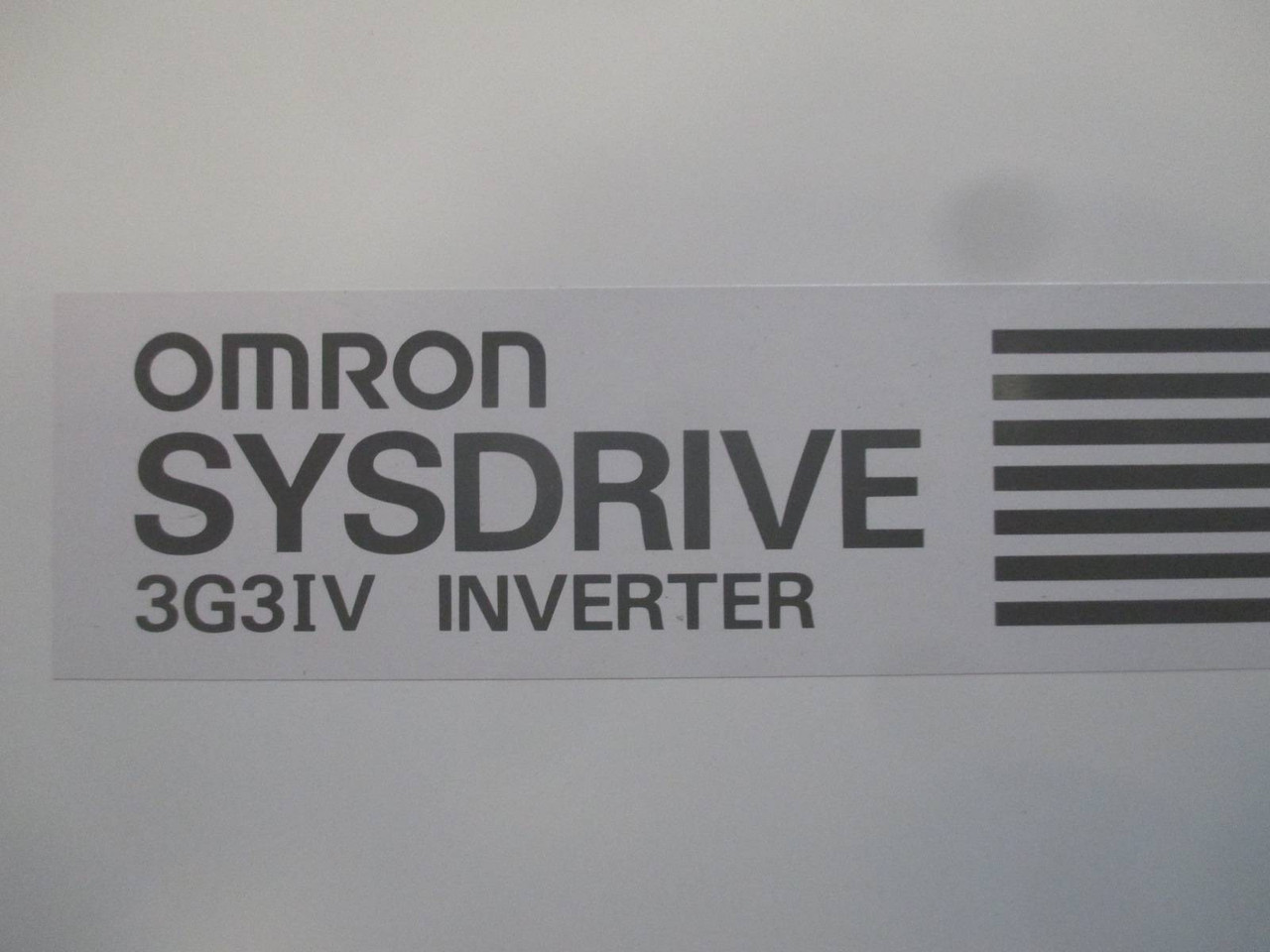 Omron Sysdrive 400V Class AC Inverter Drive 3G3IV-B4185-EV2 25 HP 18.5kW 34kVA (TK1581-1)