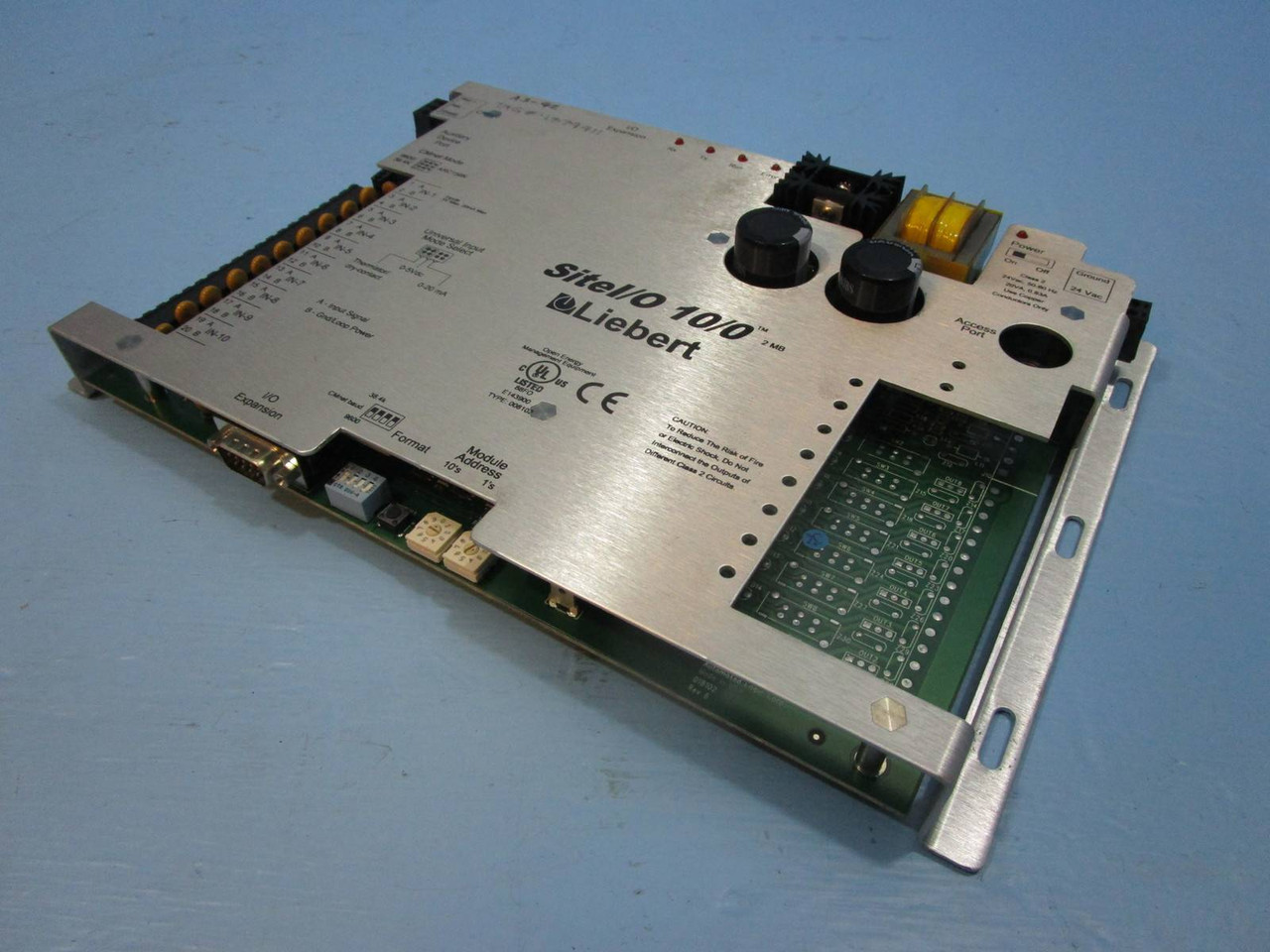 Image of Liebert SiteI/O 10/0 2 MB Site Input Output PLC Module Site I/O 20 VAC SITEIO100