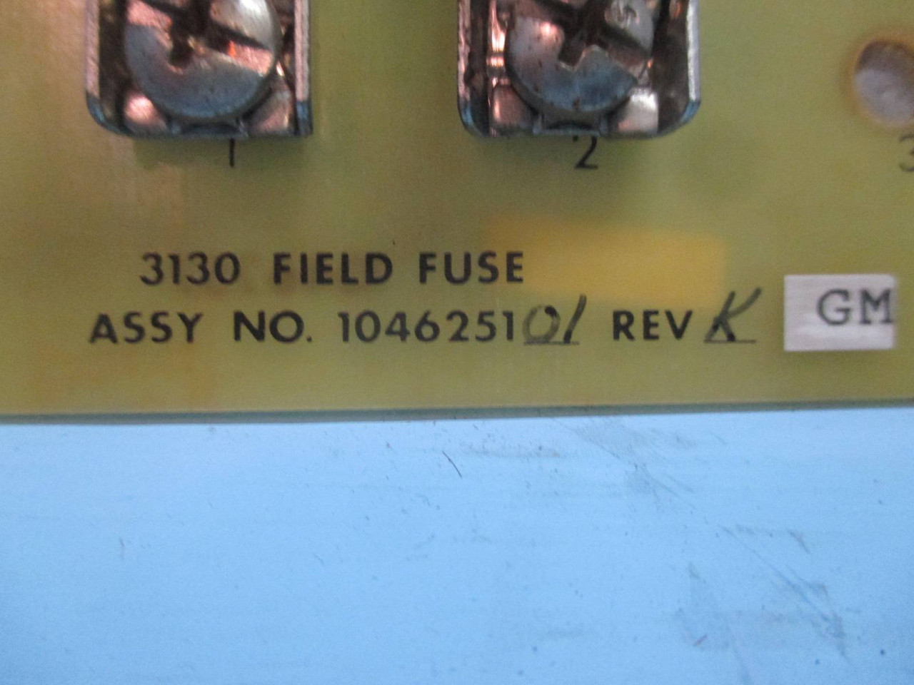 Fincor 104625101 3130 Field Fuse PLC Circuit Board REV K from DC Drive 3132M (TK1603-3)
