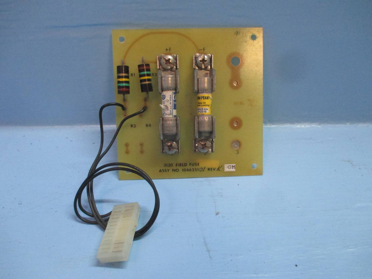 Fincor 104625101 3130 Field Fuse PLC Circuit Board REV K from DC Drive 3132M (TK1603-3)