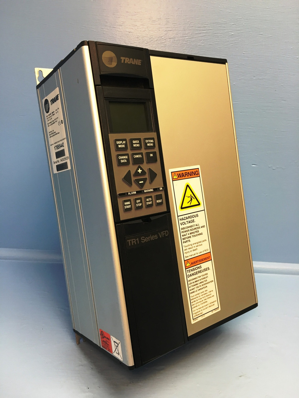 Trane 178B5442 TR1 Series VFD Variable Frequency Drive Ver. 2.54 1.5 HP 1.1 kW (EM1369-1)