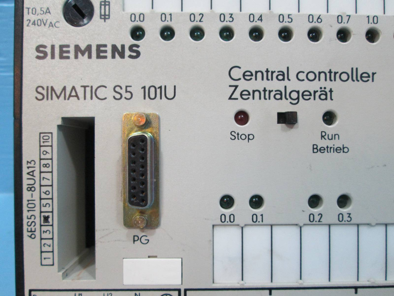 Siemens 6ES5101-8UA13 Simatic S5 Central Controller Module PLC 101U  6ES5 101 (NP1213-1)