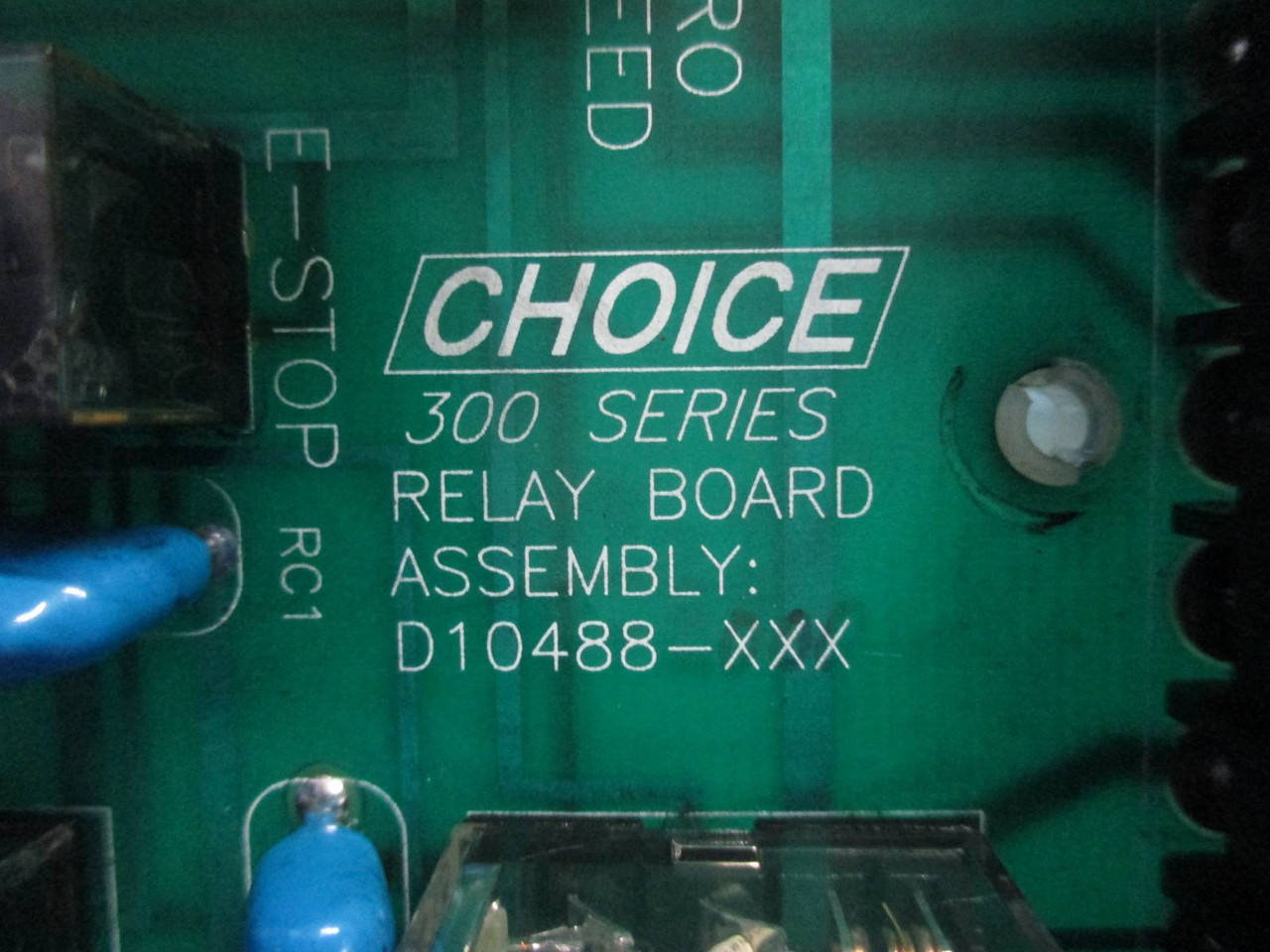 Choice Carotron D10488-XXX 300 Series AC Drive Relay PLC Circuit Board (TK1643-1)
