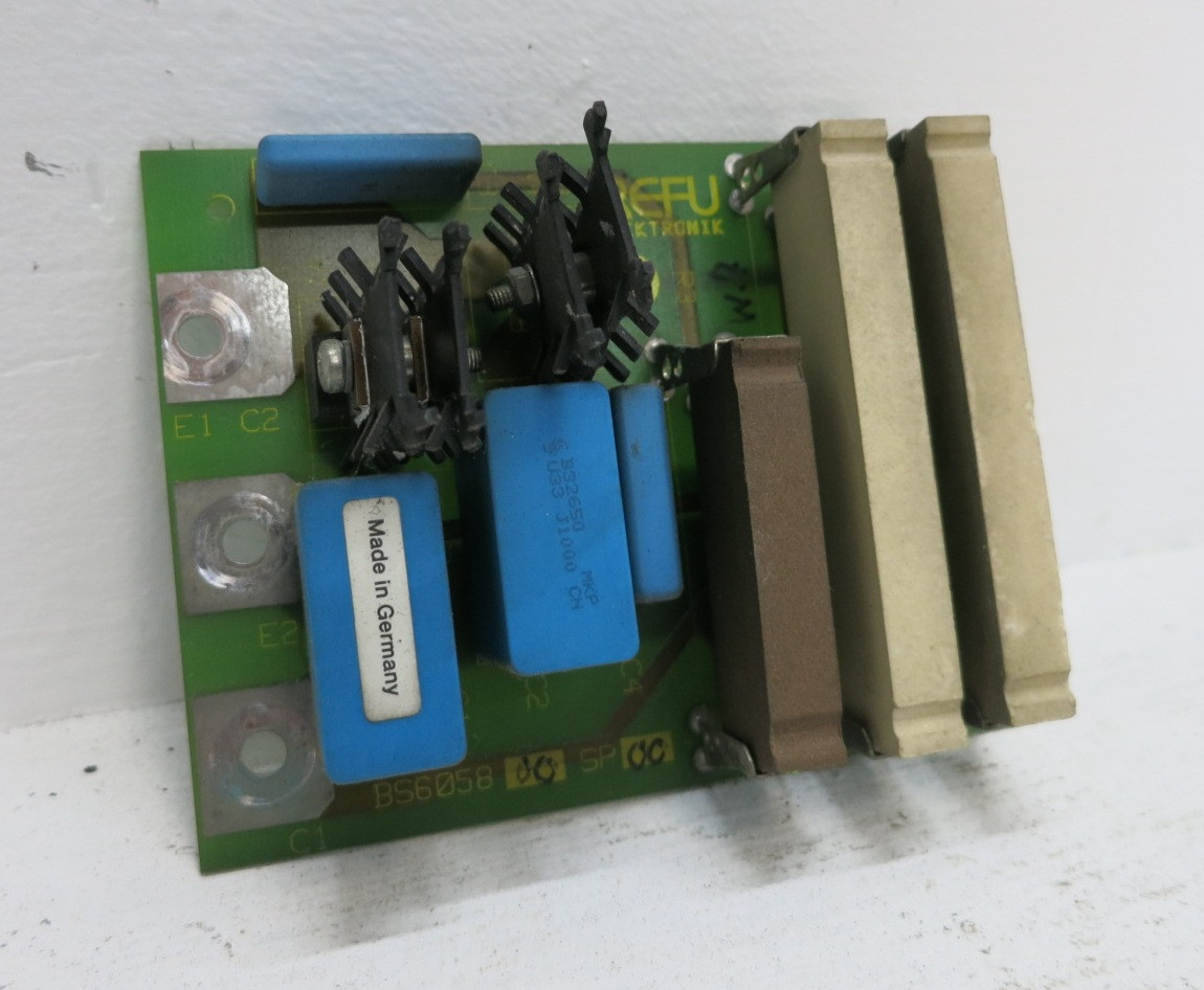 Image of Refu Elektronik BS605800 SP00 Siemens Simovert Drive PLC Circuit Board BS6058