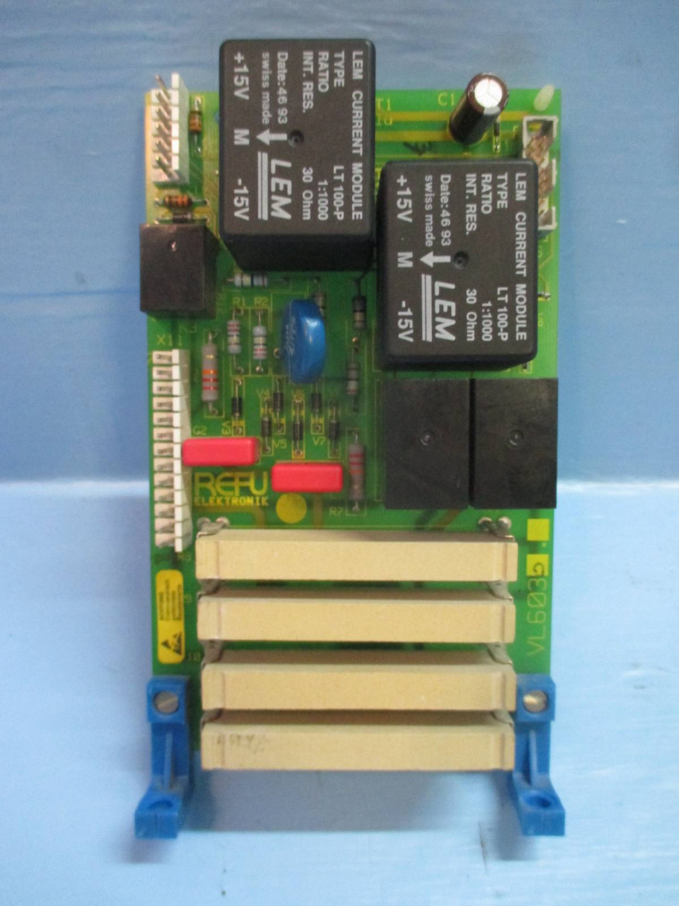 Refu Elektronik VL6030.03 SP02 Siemens Simovert Drive PLC Circuit Board VL6030 (TK1687-1)