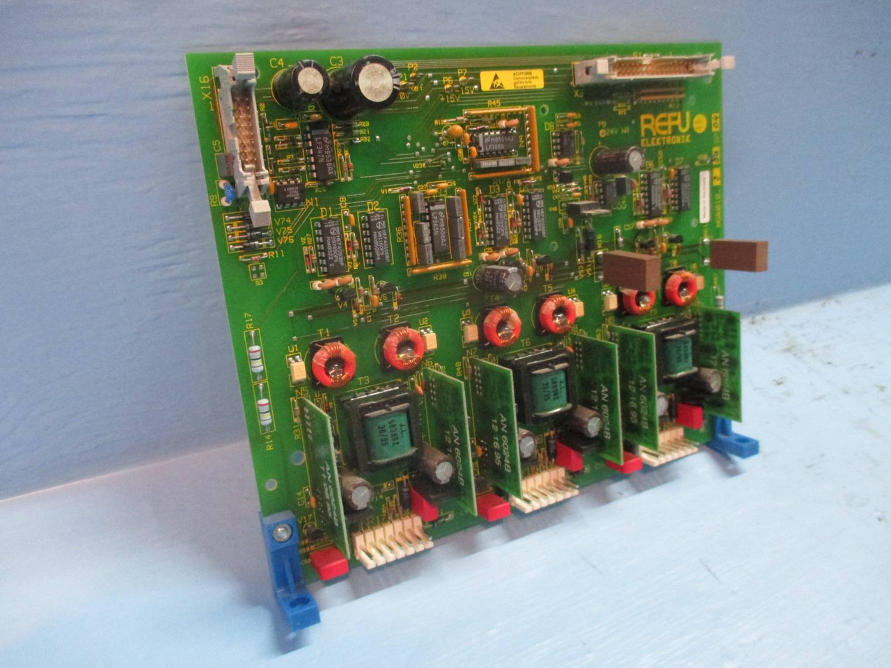 Image of Refu Elektronik WS6010.703 SP04 Siemens Simovert Drive PLC Circuit Board WS6010