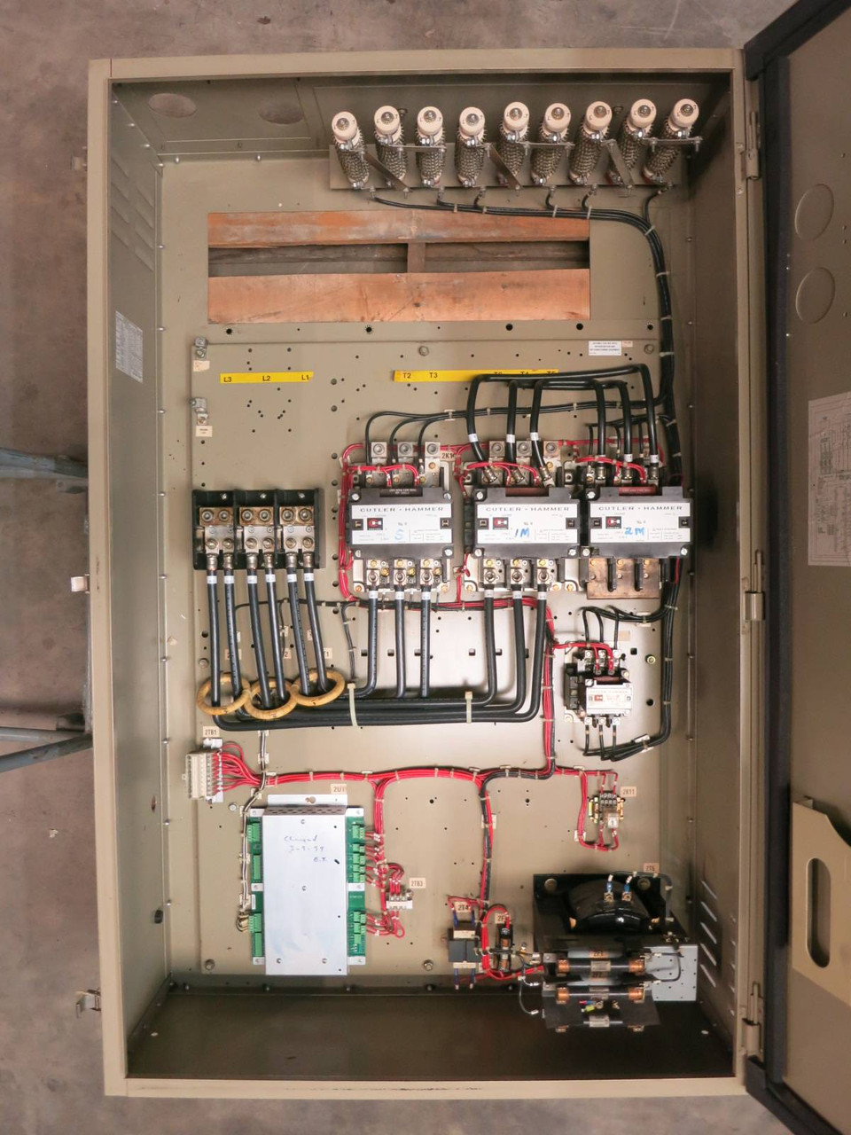 Trane Centravac 575V 335-346 RLA WYE-DELTA Chiller Starter CVSF Motor Controller (PM1942-1)