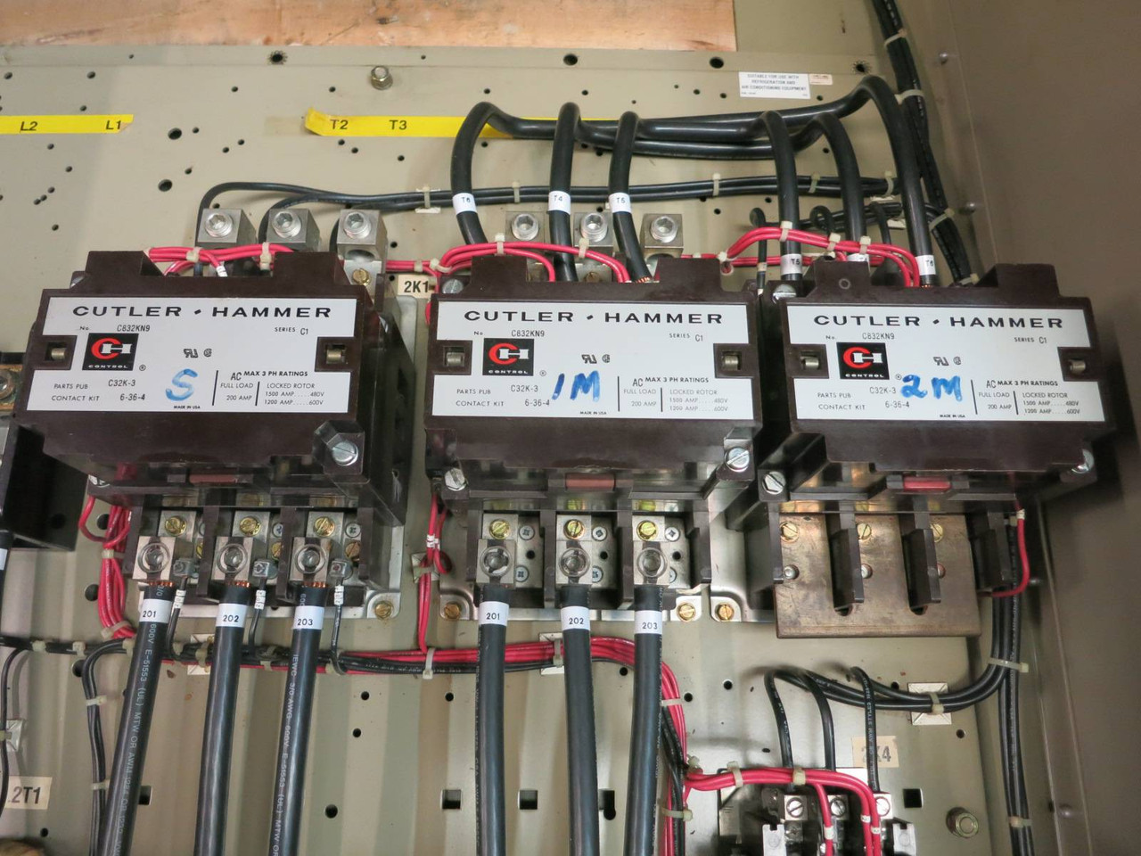 Trane Centravac 575V 335-346 RLA WYE-DELTA Chiller Starter CVSF Motor Controller (PM1942-1)