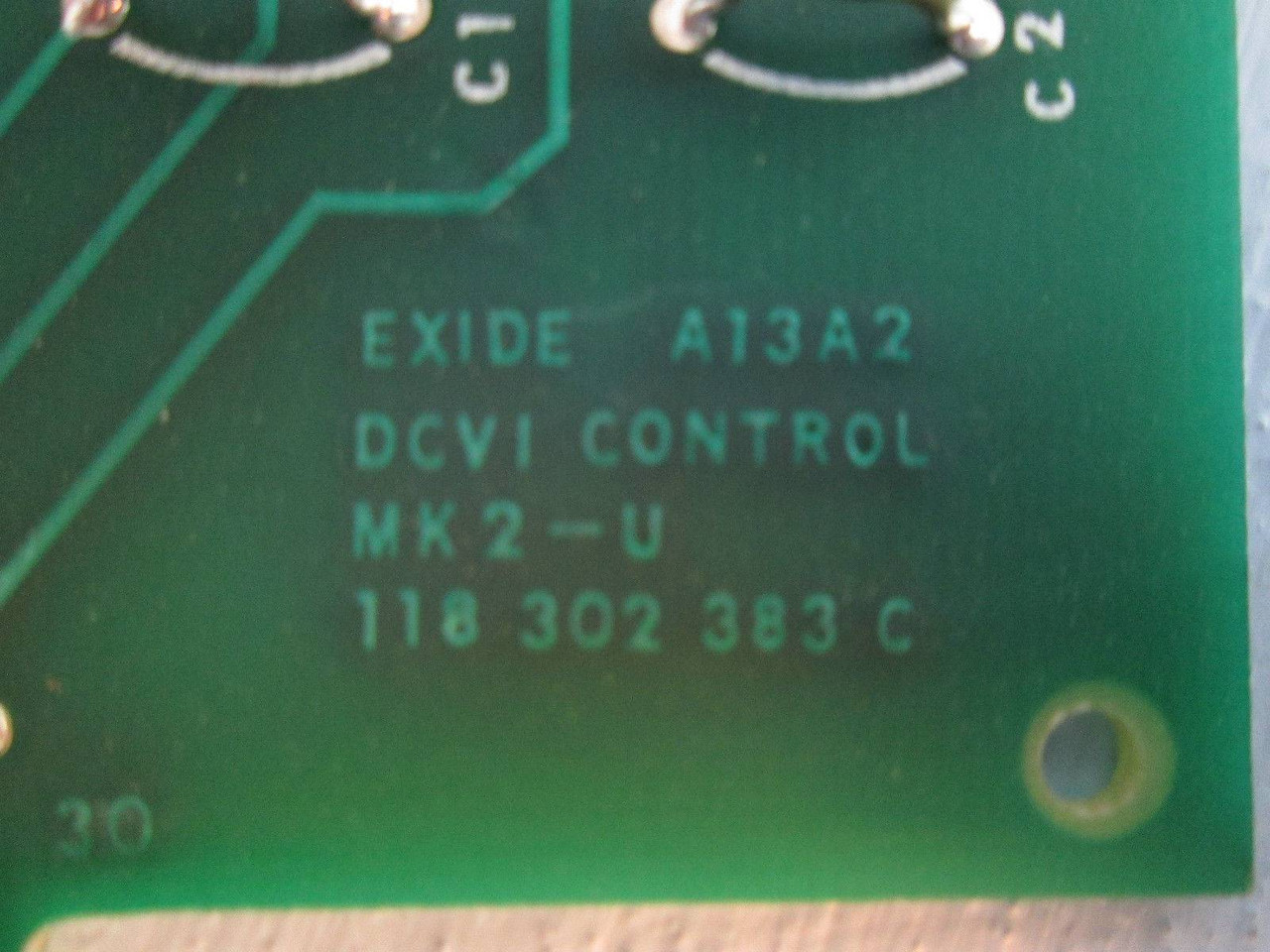 Exide 118 302 384 C CHG & Digital Cont MK2-U PLC 101072372 Rev B Module Board (EBI1264-2)