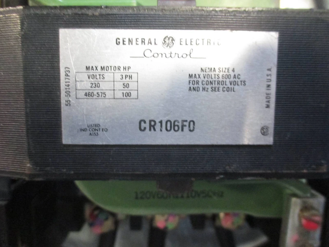GE 8000 Series Powell Iso-Trol Size 4 Starter 200 Amp Fusible 39" MCC Bucket (TK1712-4)