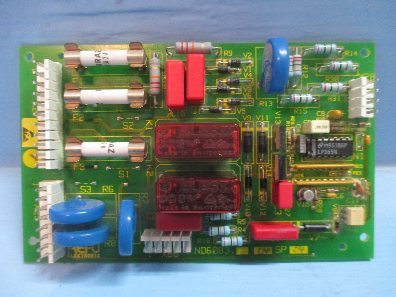 Refu Elektronik ND6083.04 SP04 Siemens Simovert Drive PLC Circuit Board ND6083 (TK1728-1)