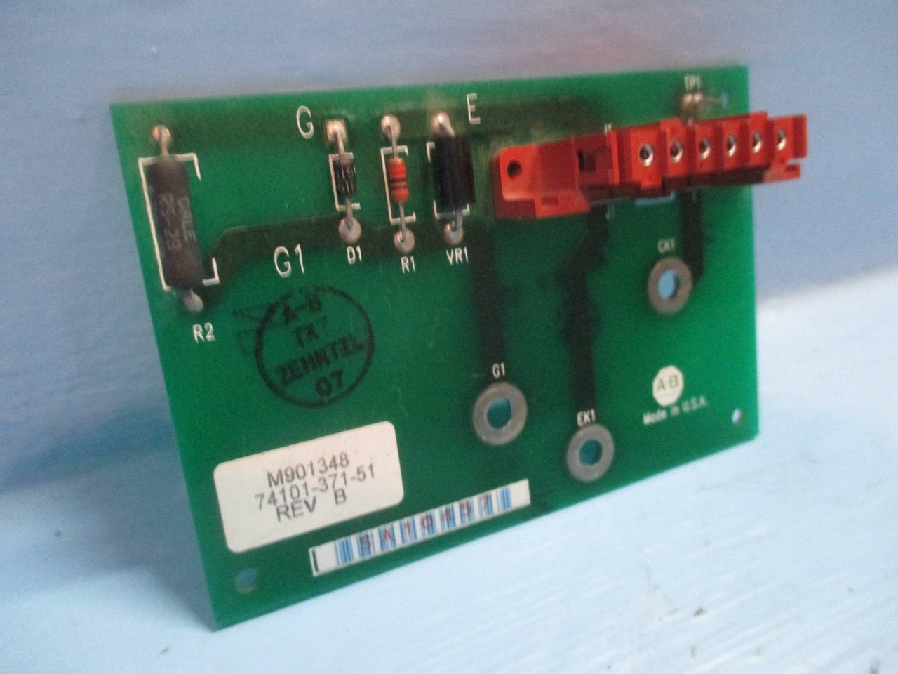 Allen Bradley 374101-371-51 REV B AC Drive PLC Circuit Board AB 1336 (LOT OF 6) (TK1745-1)