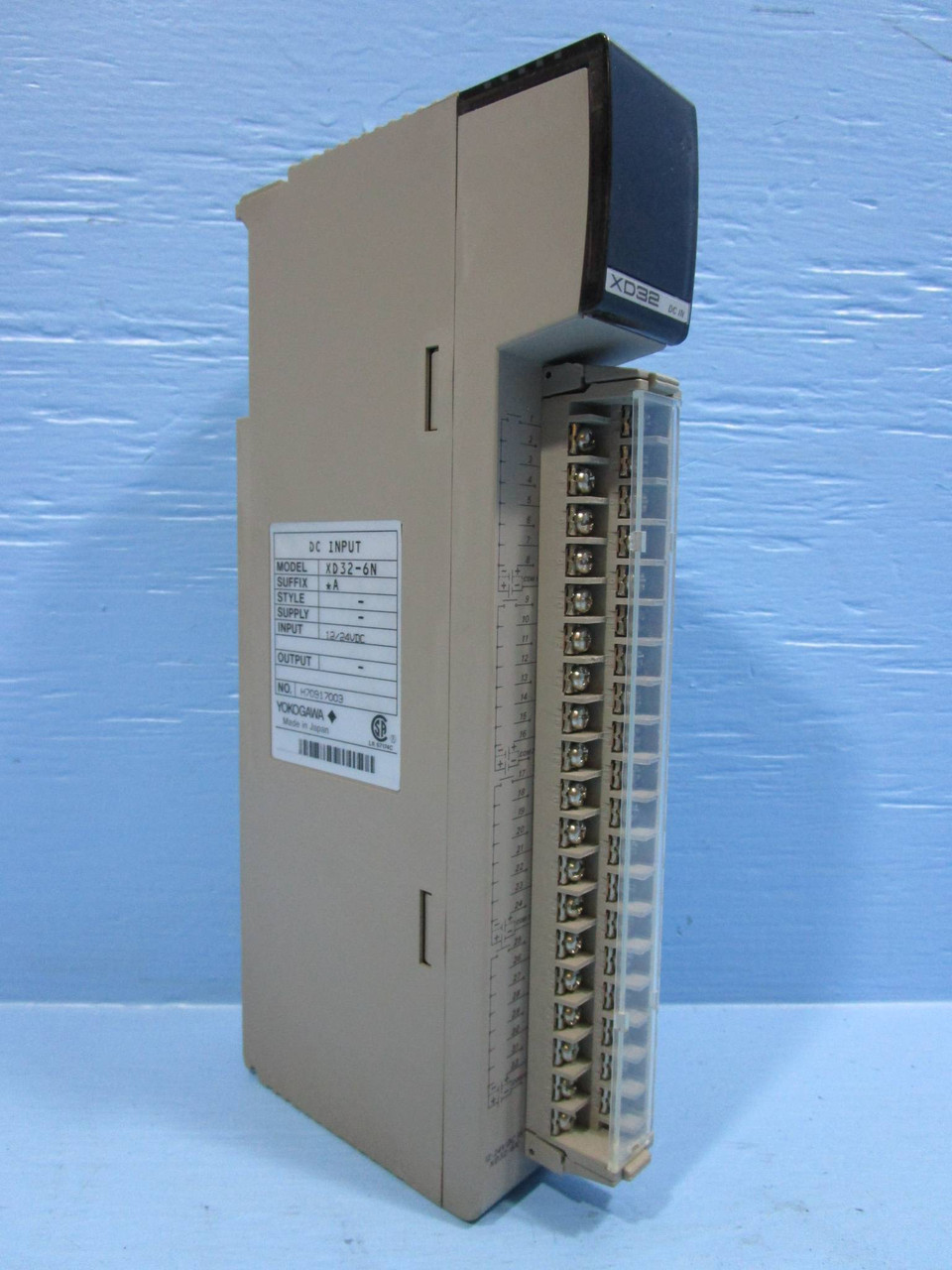 Image of Yokogawa XD32 DC Input XD32-6N XD326N H70917003 PLC Module XD 32