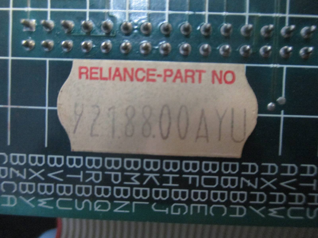 Reliance Electric 921.88.00-AYU KPDA Drive Keypad Display Controller Screen (TK1794-1)