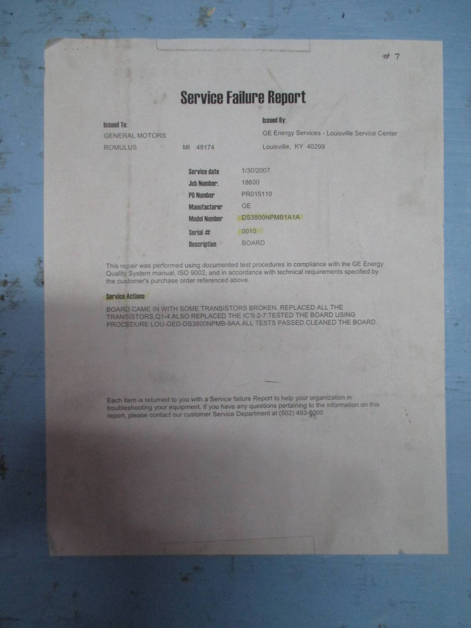 Refurbished General Electric DS3800NPMB1A1A Precision Multiplier PLC Board GE (TK1800-1)